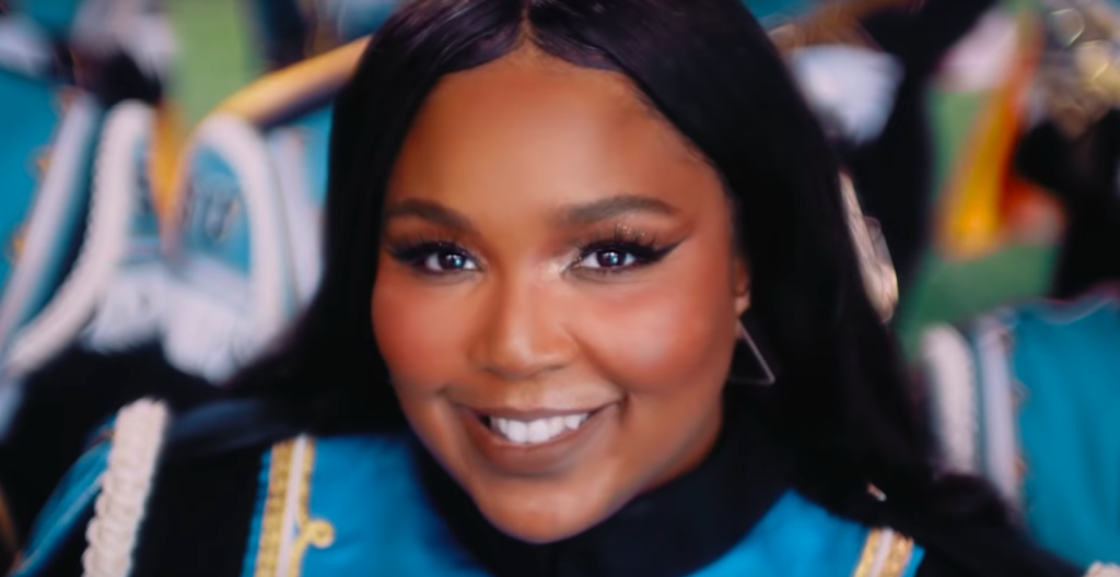 A photo of Lizzo from the Good as Hell video.