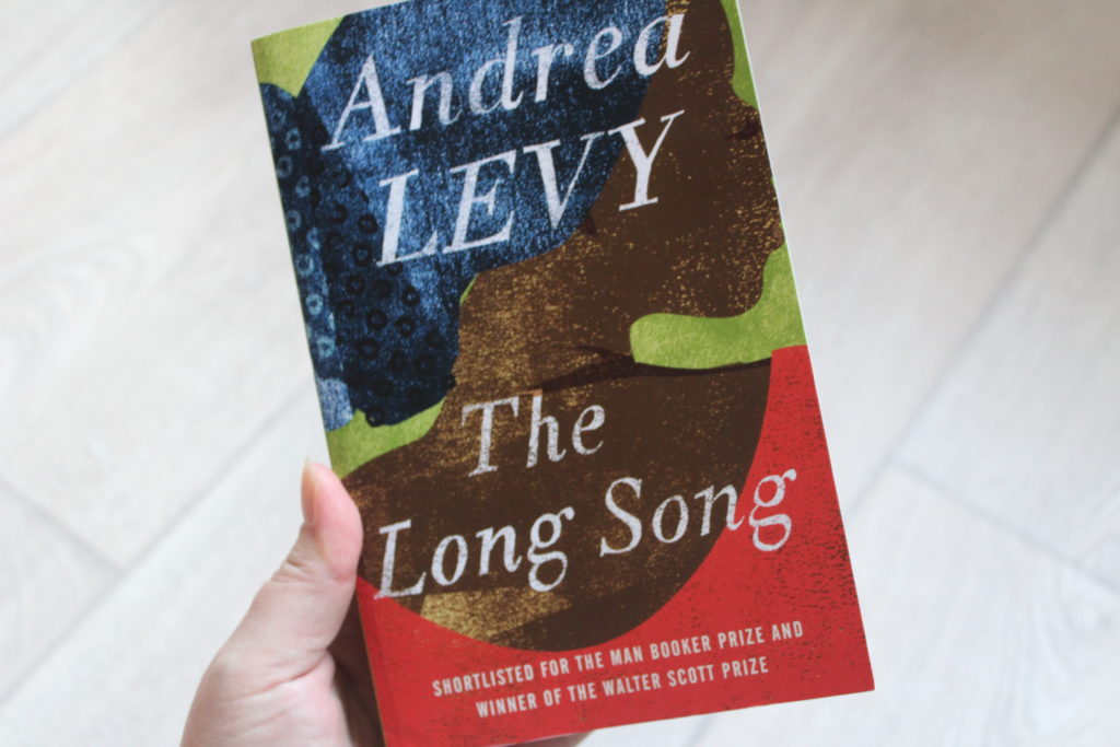 A photo of the front cover of The Long Song by Andrea Levy.