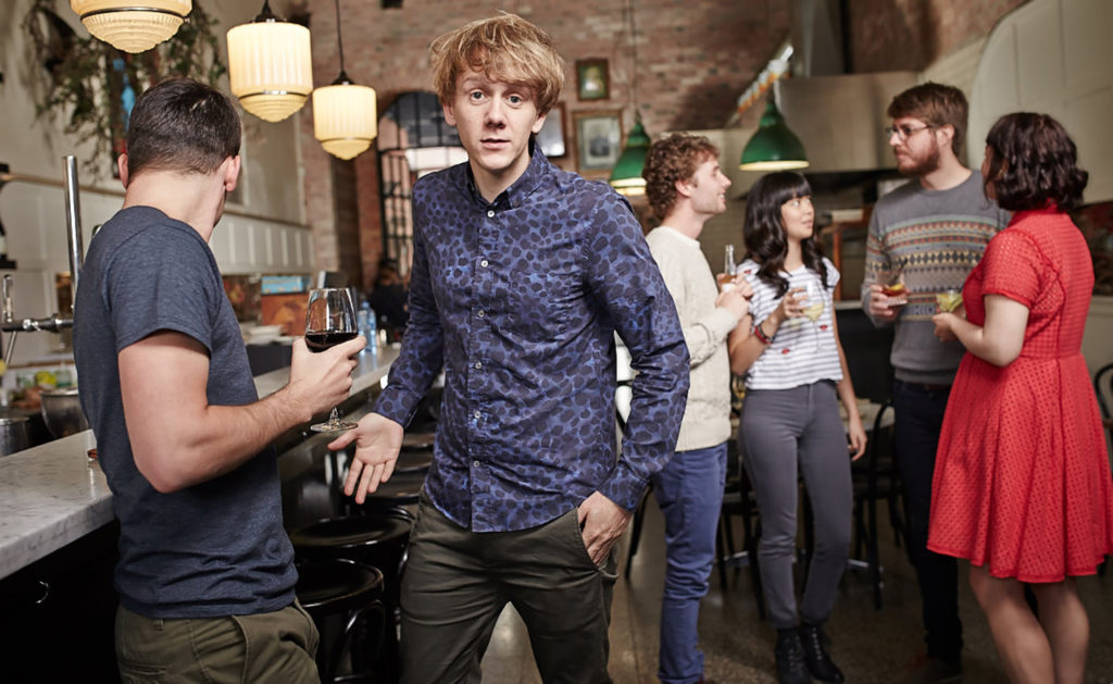 A promotional photo of Josh Thomas, star and creator of the TV show Please Like Me