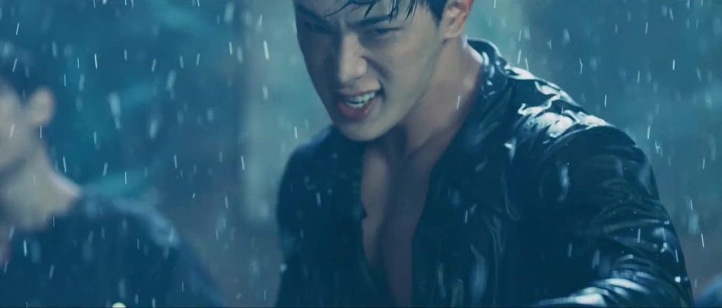 A photo still from the music video for Lose by Wonho.