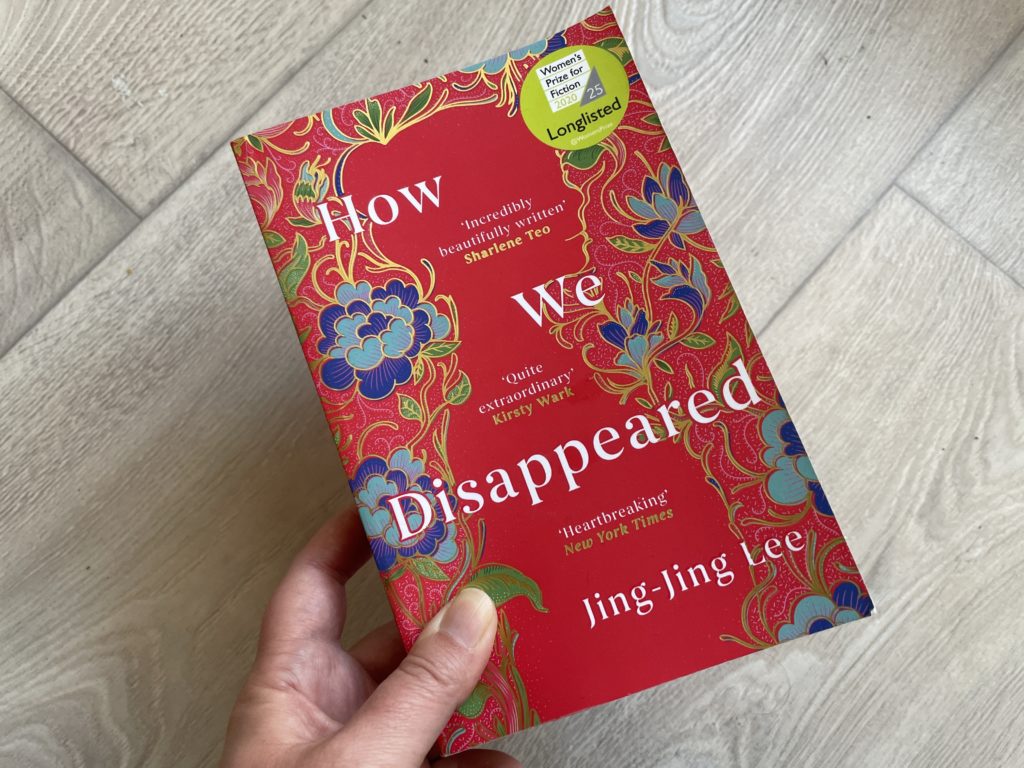 A close up photo of the cover of How We Disappeared by Jing-Jing Lee.