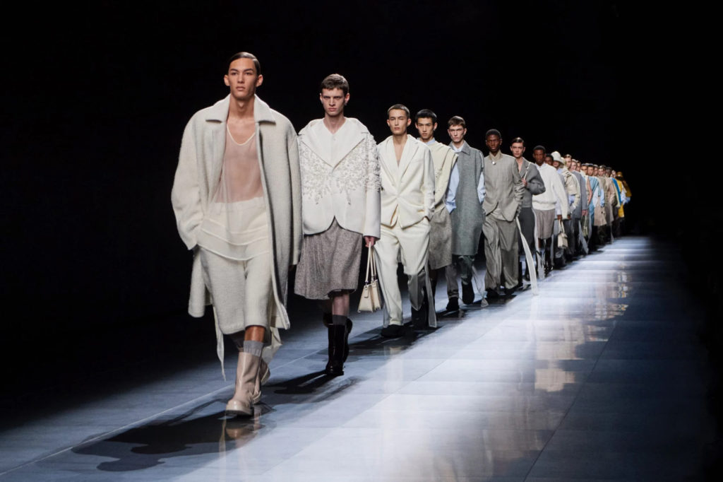 A photo from the Dior Fall 2023 Menswear Collection show at Paris Fashion Week.