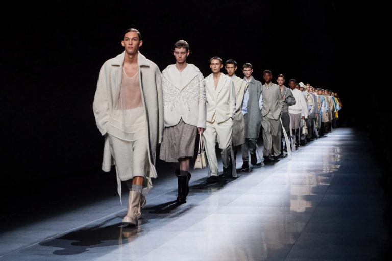 A photo from the Dior Fall 2023 Menswear Collection show at Paris Fashion Week.